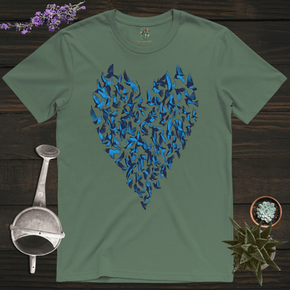 Sproutsmith T-Shirt Military Green / S Blue Birds T-Shirt
