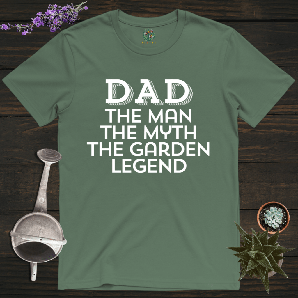 Sproutsmith T-Shirt Military Green / S Dad The Garden Legend T-Shirt