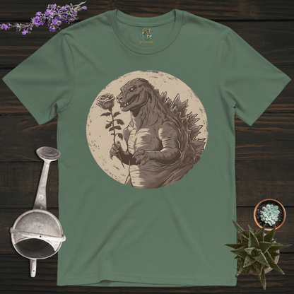 Sproutsmith T-Shirt Military Green / S Dinosaur's Rose T-Shirt