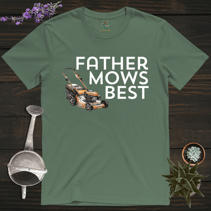 Sproutsmith T-Shirt Military Green / S Father Mows Best T-Shirt