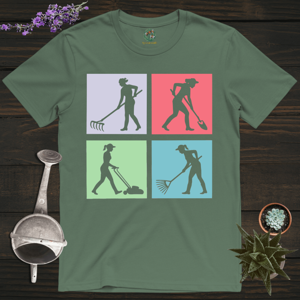 Sproutsmith T-Shirt Military Green / S Garden Work T-Shirt