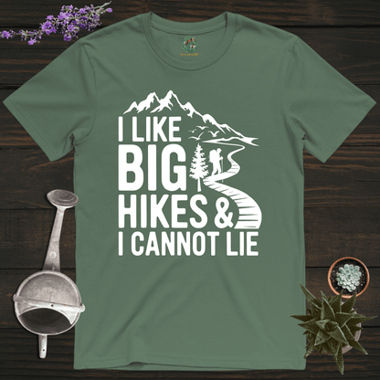 Sproutsmith T-Shirt Military Green / S I Like Big Hikes T-Shirt