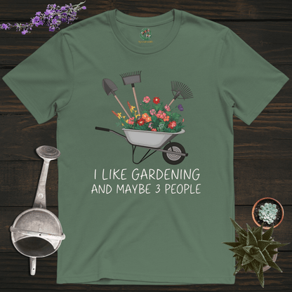 Sproutsmith T-Shirt Military Green / S I Like Gardening T-Shirt