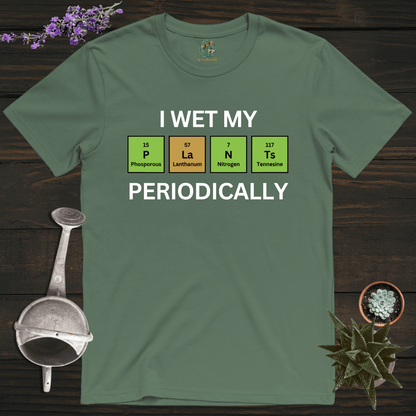 Sproutsmith T-Shirt Military Green / S I Wet My Plants T-Shirt