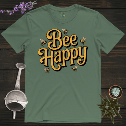 Sproutsmith T-Shirt Military Green / S Just Bee Happy T-Shirt