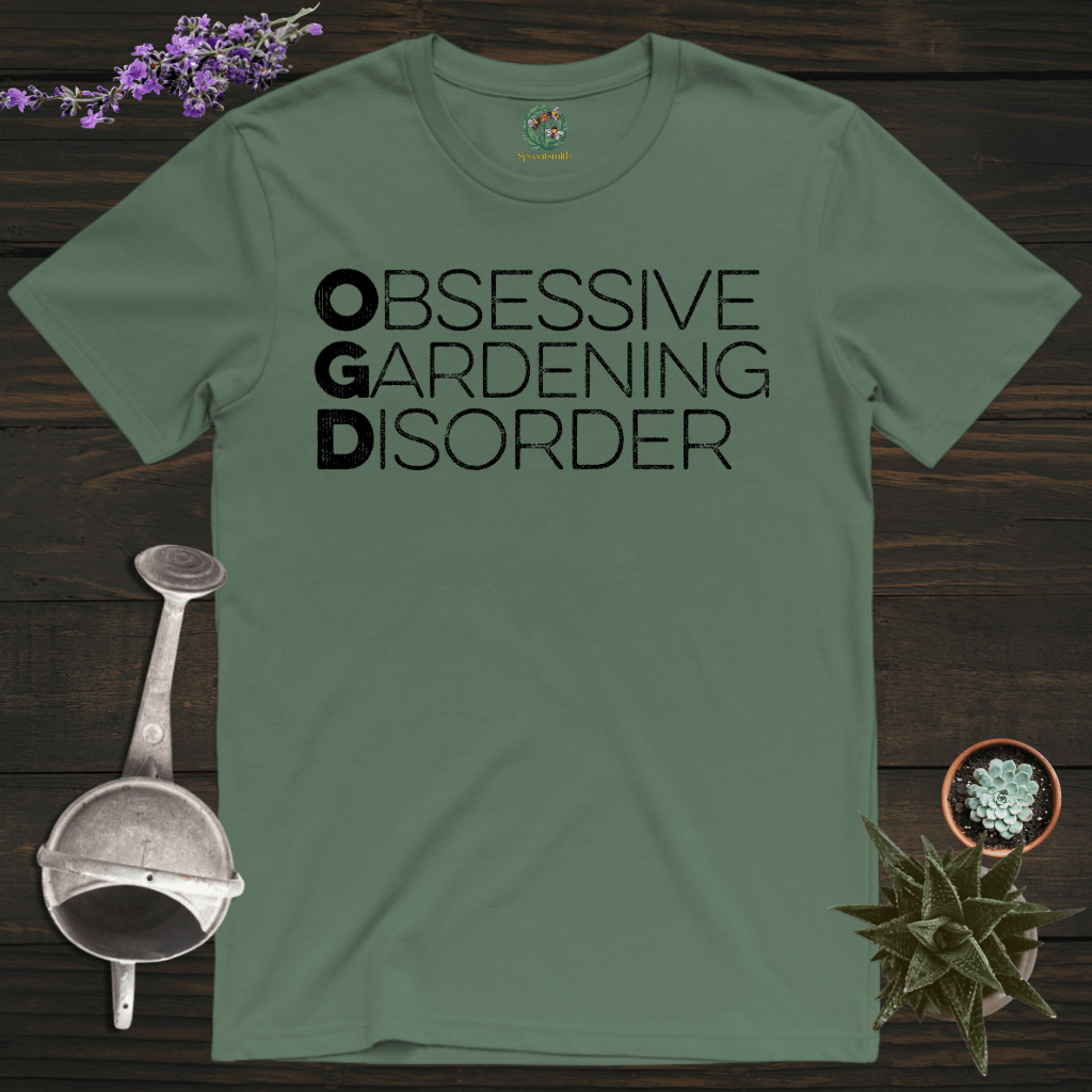 Sproutsmith T-Shirt Military Green / S Obsessive Gardening Disorder T-Shirt
