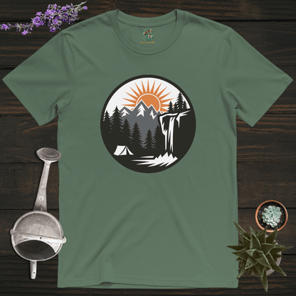 Sproutsmith T-Shirt Military Green / S Sunset at Camp T-Shirt