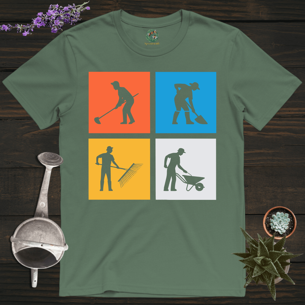 Sproutsmith T-Shirt Military Green / S The Gardener T-Shirt