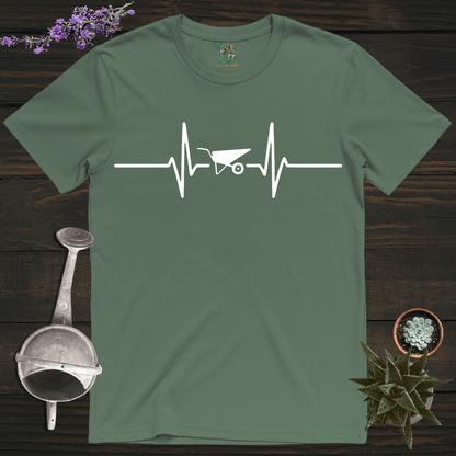 Sproutsmith T-Shirt Military Green / S Wheelbarrow Heartbeat T-Shirt