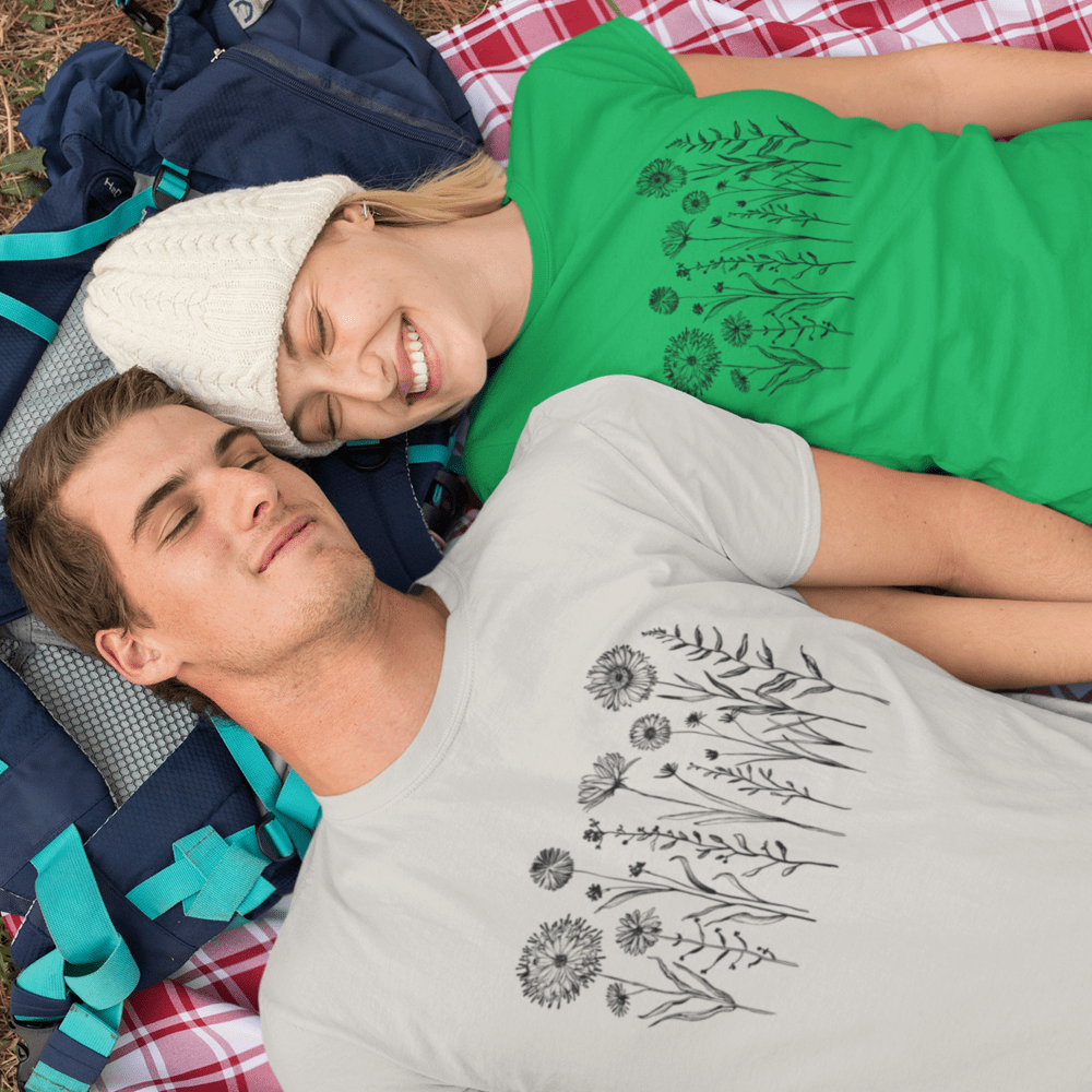 Sproutsmith T-Shirt Monochrome Blooms T-Shirt