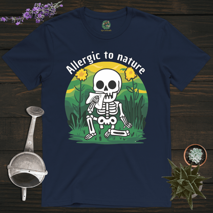Sproutsmith T-Shirt Navy / S Allergic to Nature T-Shirt
