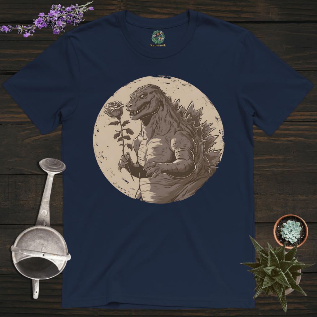 Sproutsmith T-Shirt Navy / S Dinosaur's Rose T-Shirt