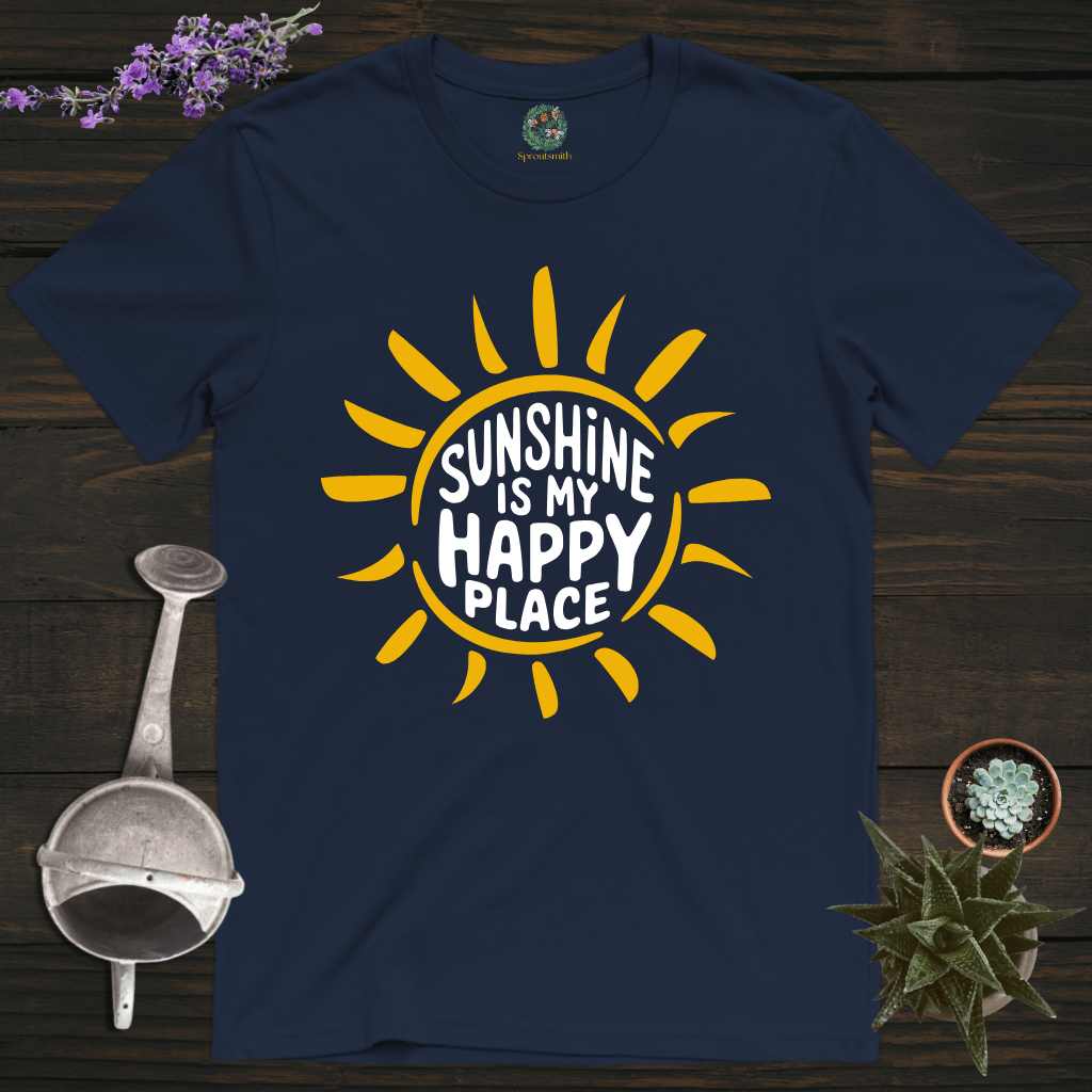 Sproutsmith T-Shirt Navy / S Happy Place T-Shirt
