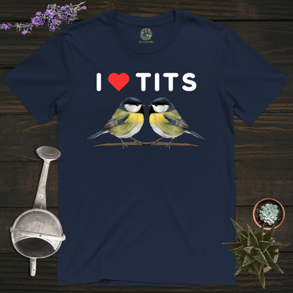 Sproutsmith T-Shirt Navy / S I Love Tits T-Shirt