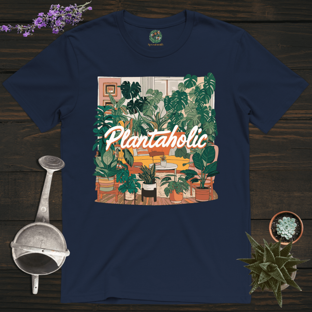 Sproutsmith T-Shirt Navy / S I'm a Plantaholic T-Shirt