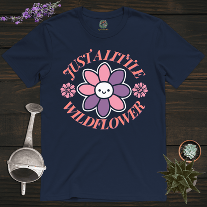 Sproutsmith T-Shirt Navy / S Just a Little Wildflower T-Shirt
