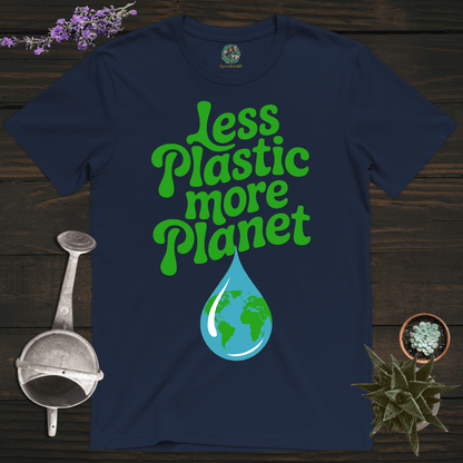 Sproutsmith T-Shirt Navy / S Less Plastic More Planet T-Shirt