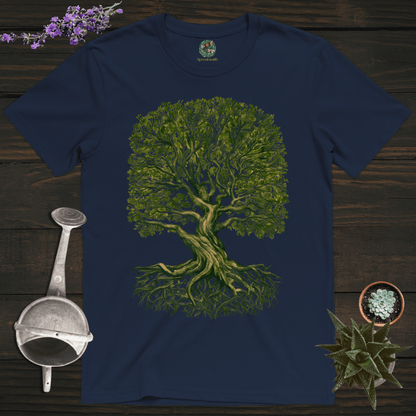 Sproutsmith T-Shirt Navy / S Monochrome Tree T-Shirt