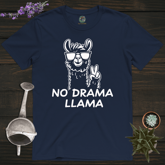 Sproutsmith T-Shirt Navy / S No Drama Llama T-Shirt