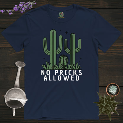 Sproutsmith T-Shirt Navy / S No Pricks Allowed T-Shirt