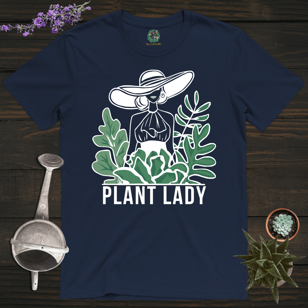 Sproutsmith T-Shirt Navy / S Plant Lady T-Shirt