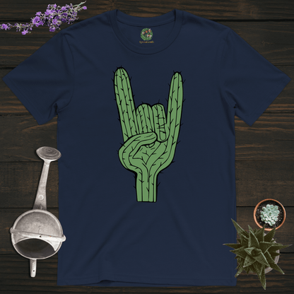 Sproutsmith T-Shirt Navy / S Rock On Cactus T-Shirt