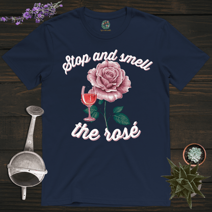 Sproutsmith T-Shirt Navy / S Smell the Rosé T-Shirt