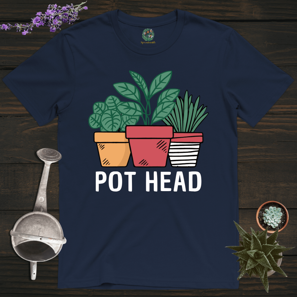 Sproutsmith T-Shirt Navy / S The Pot Head T-Shirt
