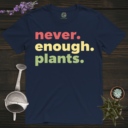 Sproutsmith T-Shirt Navy / S There's Never Enough Plants T-Shirt