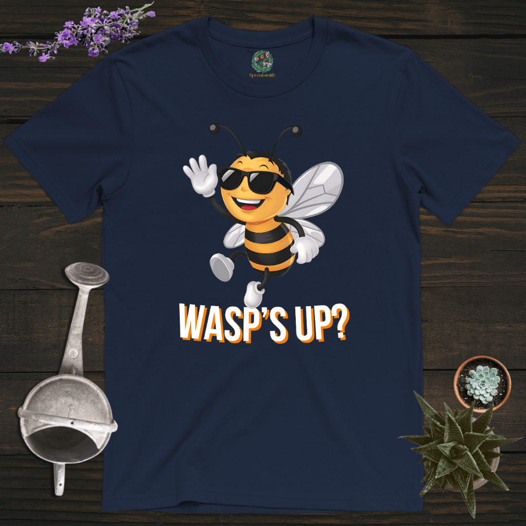 Sproutsmith T-Shirt Navy / S Wasp's Up? T-Shirt