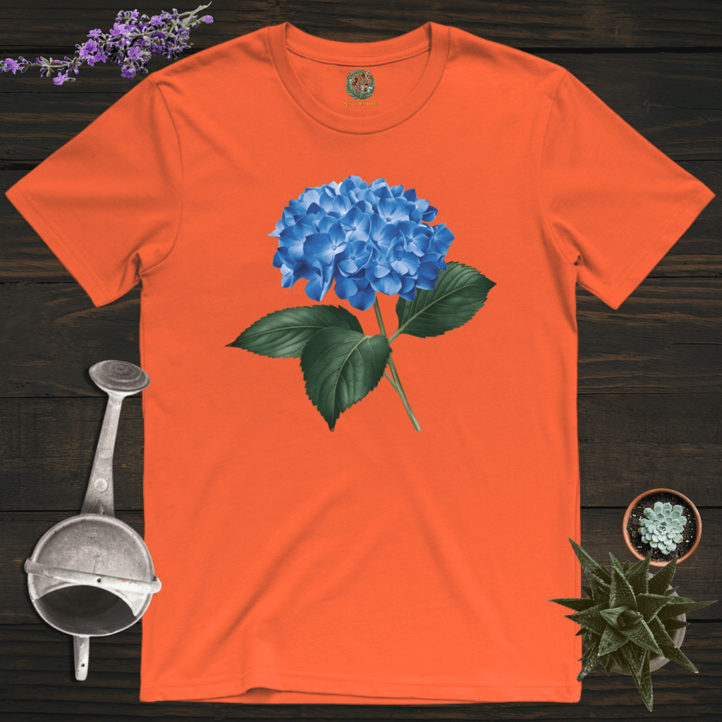 Sproutsmith T-Shirt Orange / S Blue Hydrangea T-Shirt