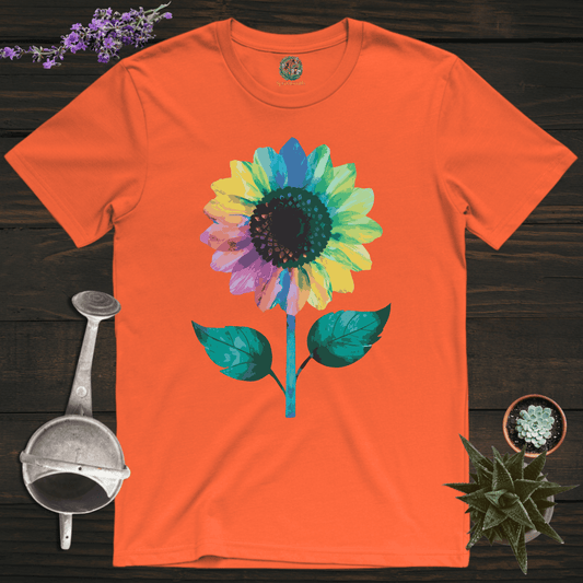Sproutsmith T-Shirt Orange / S Colorful Sunflower T-Shirt