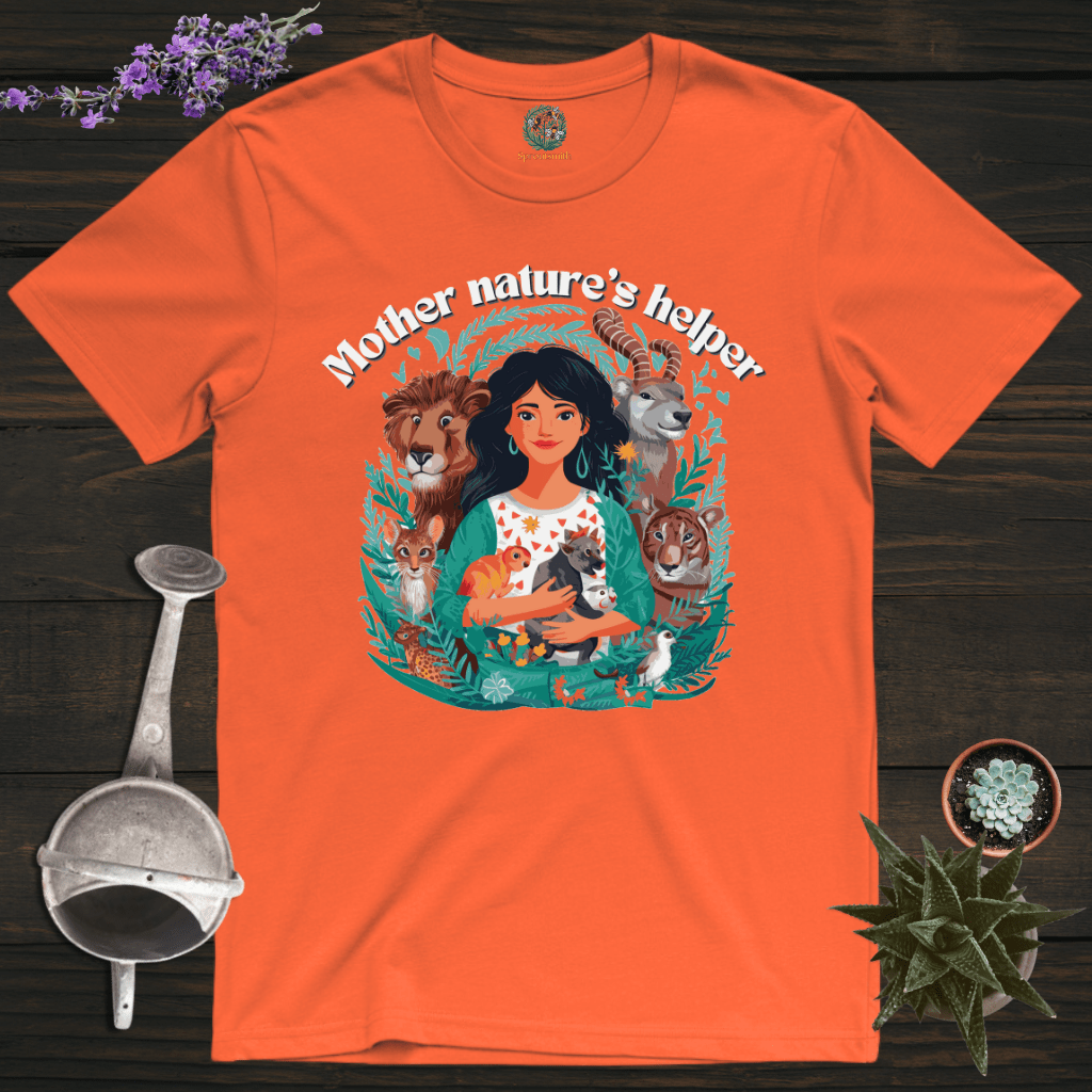 Sproutsmith T-Shirt Orange / S Mother Nature's Helper T-Shirt
