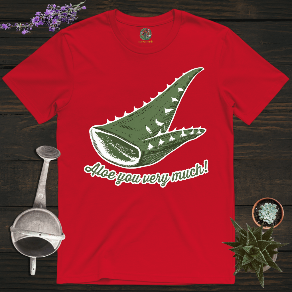 Sproutsmith T-Shirt Red / S Aloe You Very Much T-Shirt
