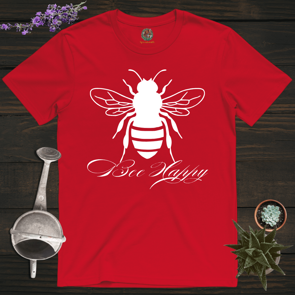 Sproutsmith T-Shirt Red / S Bee Happy T-Shirt