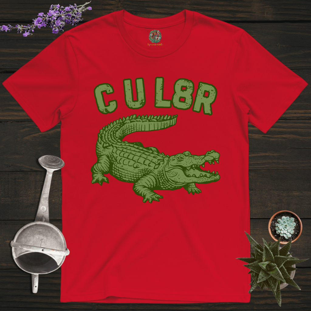 Sproutsmith T-Shirt Red / S C U L8R Alligator T-Shirt