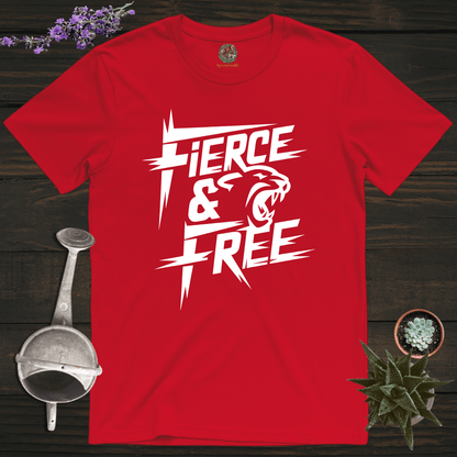 Sproutsmith T-Shirt Red / S Fierce and Free T-Shirt
