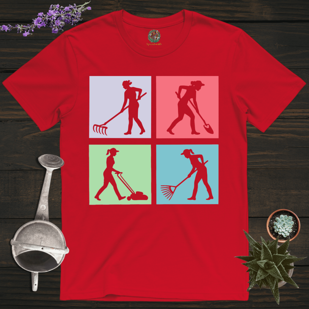 Sproutsmith T-Shirt Red / S Garden Work T-Shirt