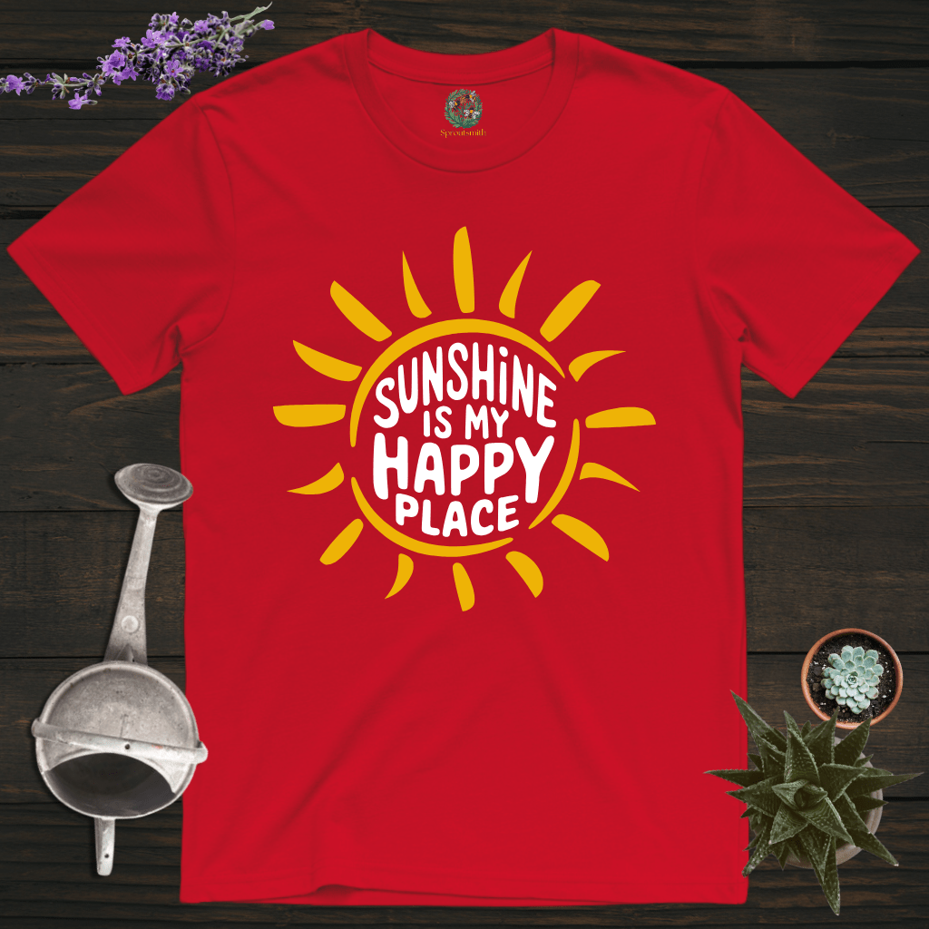 Sproutsmith T-Shirt Red / S Happy Place T-Shirt
