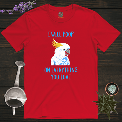 Sproutsmith T-Shirt Red / S I Will Poop T-Shirt