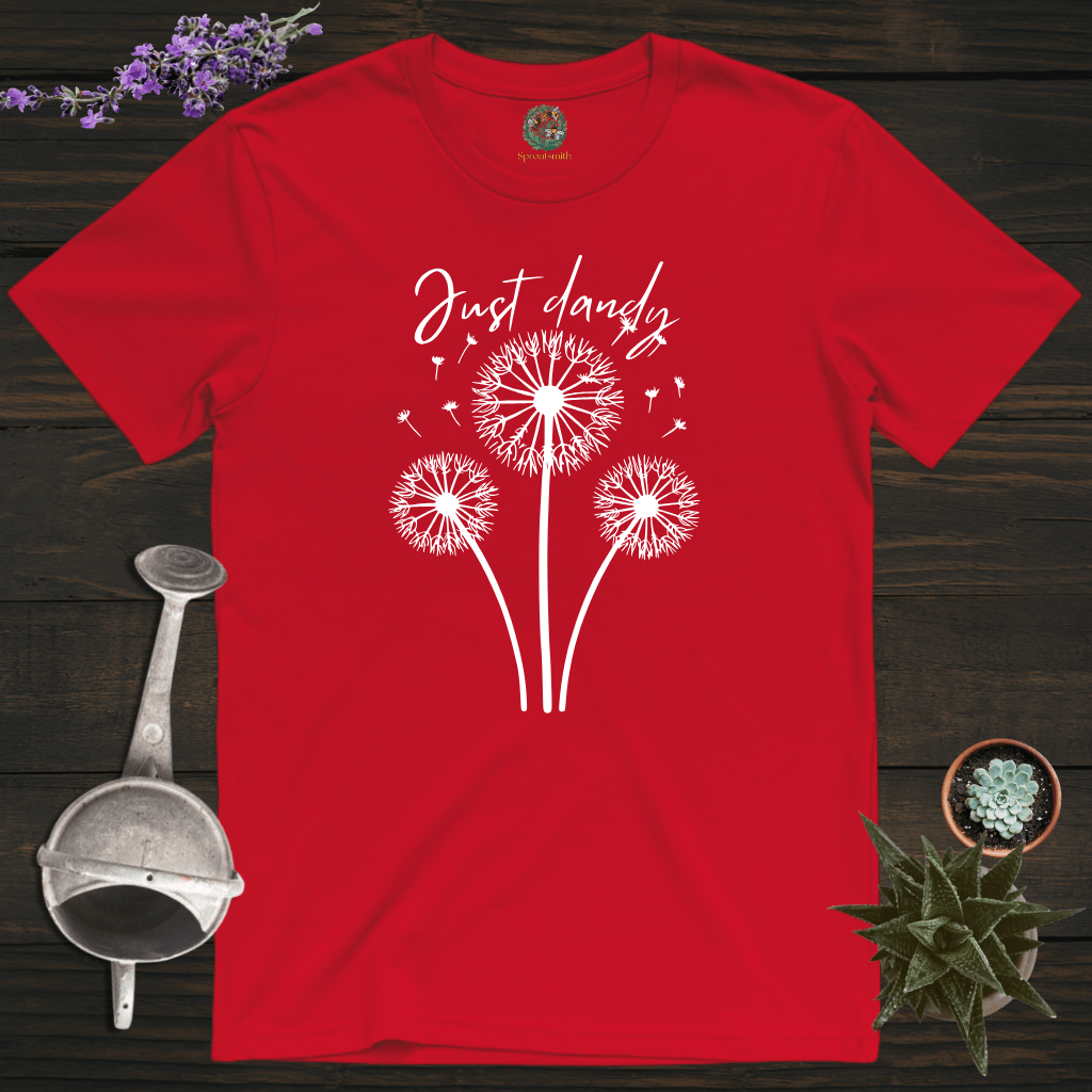 Sproutsmith T-Shirt Red / S Just Dandy T-Shirt