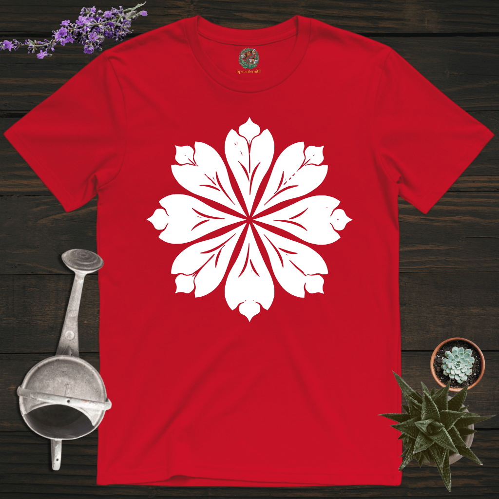 Sproutsmith T-Shirt Red / S Leaf Motif T-Shirt
