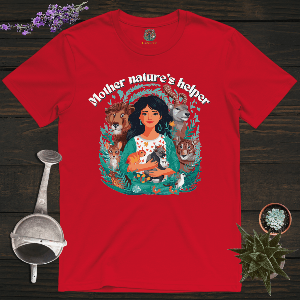 Sproutsmith T-Shirt Red / S Mother Nature's Helper T-Shirt