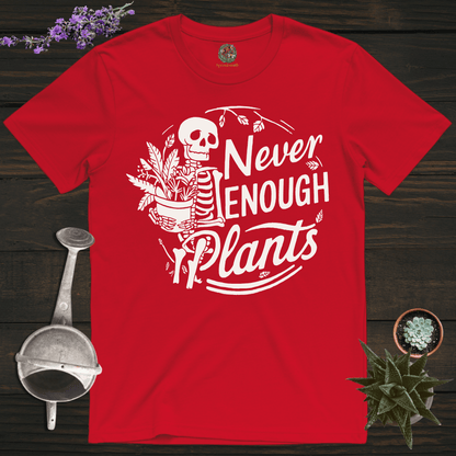 Sproutsmith T-Shirt Red / S Never Enough Plants T-Shirt