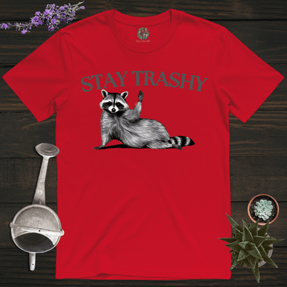 Sproutsmith T-Shirt Red / S Stay Trashy T-Shirt