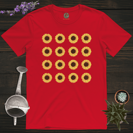 Sproutsmith T-Shirt Red / S Sunflowers T-Shirt