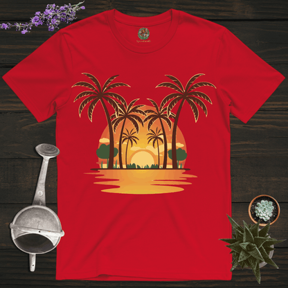 Sproutsmith T-Shirt Red / S Sunset Palms T-Shirt