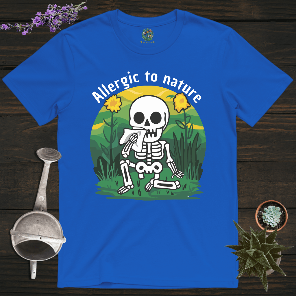 Sproutsmith T-Shirt Royal / S Allergic to Nature T-Shirt