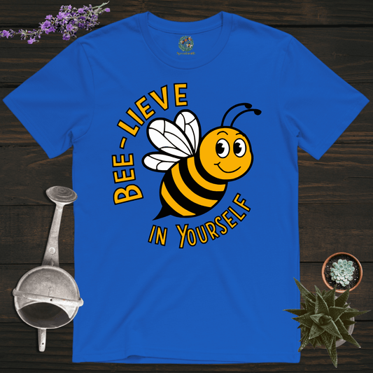 Sproutsmith T-Shirt Royal / S Bee-Lieve in Yourself T-Shirt