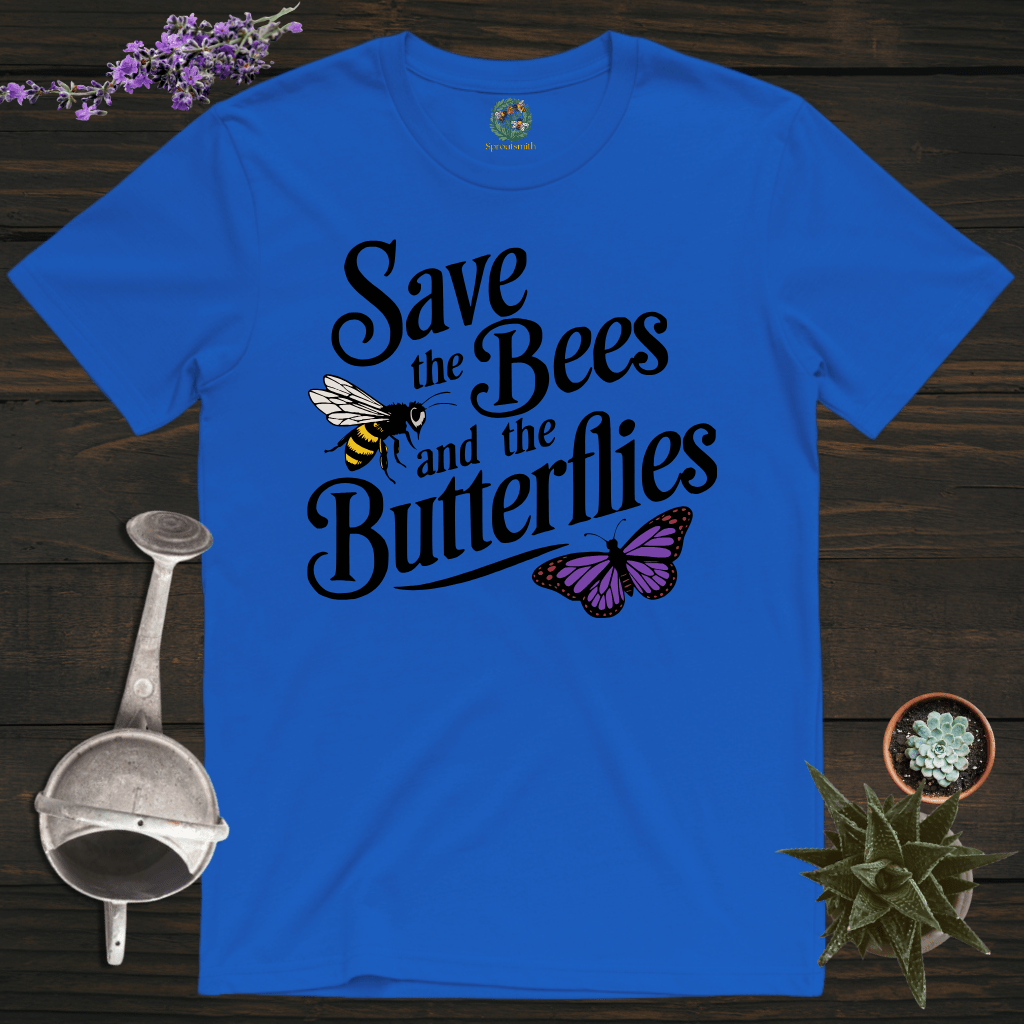 Sproutsmith T-Shirt Royal / S Bees and Butterflies T-Shirt